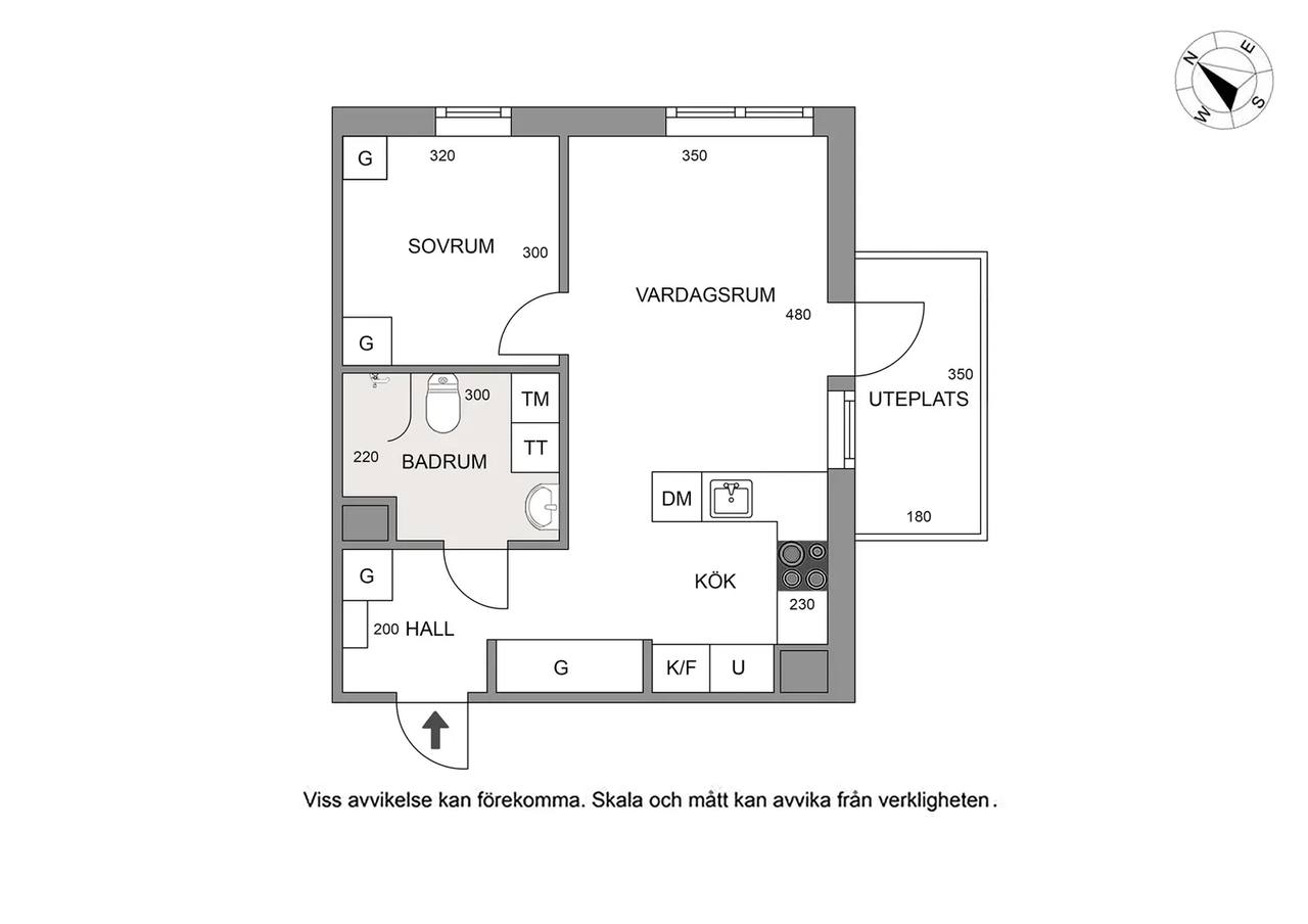 Floor plan for Stambanevägen 30