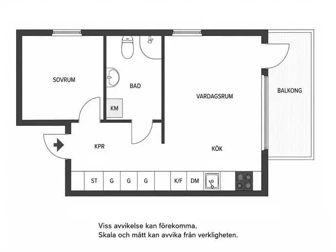 Floor plan for Snödroppsgränd 28