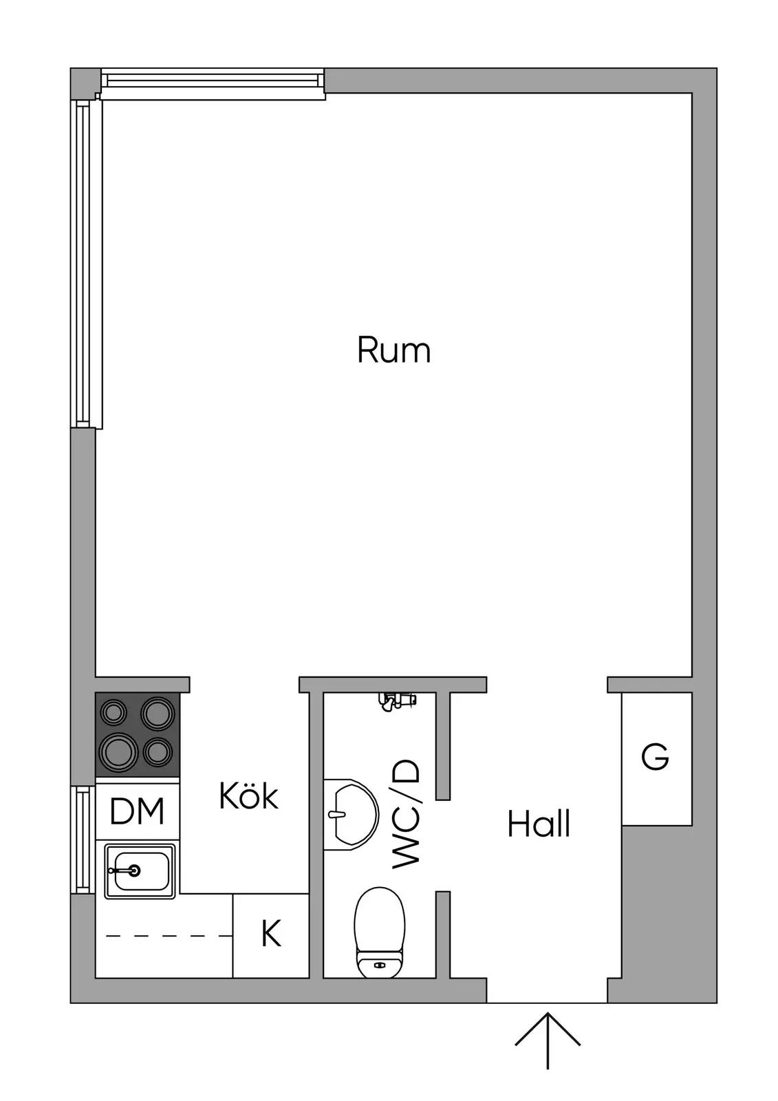 Floor plan for Långsjövägen 130