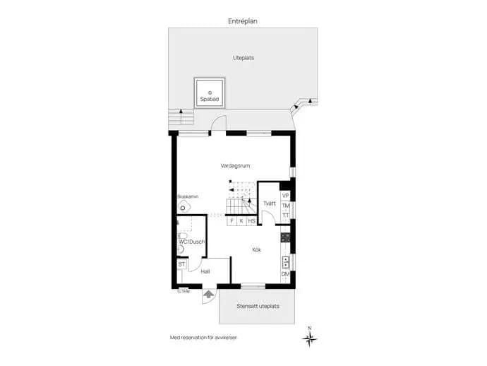 Floor plan for Sofia Gyllenhielms väg 32