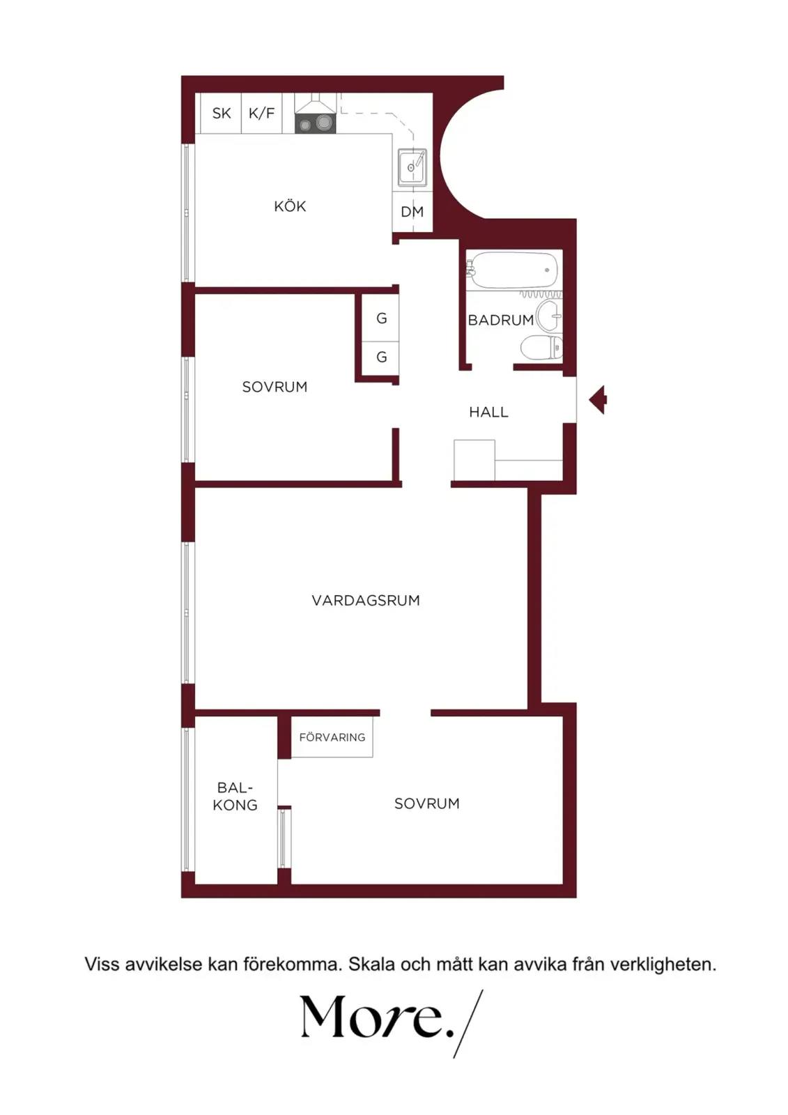 Planritning för Hagalundsgatan 18