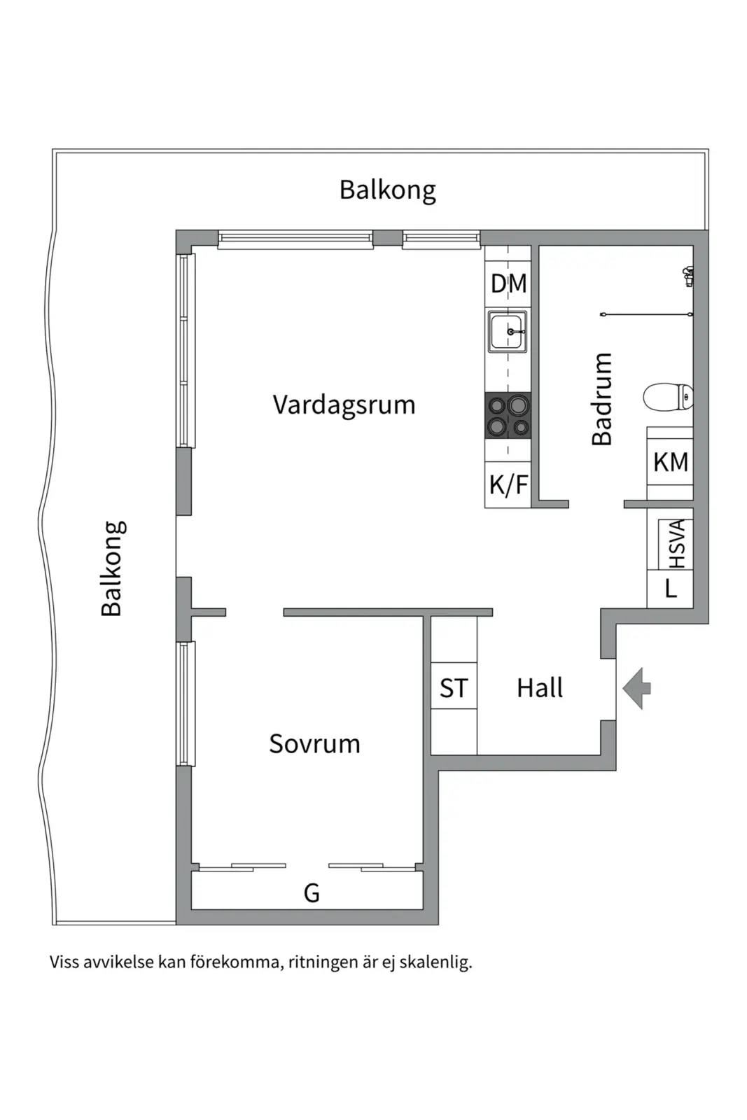 Planritning för Tändkulevägen 33