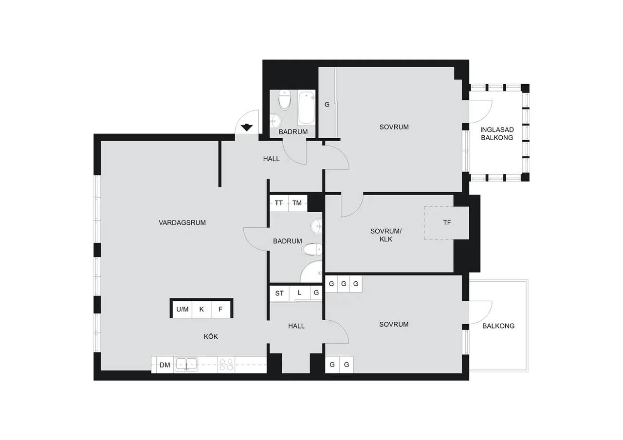 Planritning för Sveagatan 7