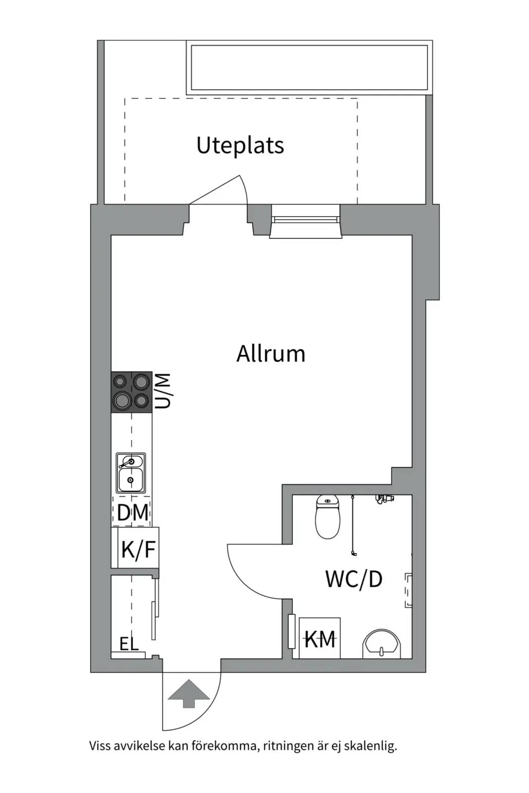 Planritning för Årstaskogs väg 7A