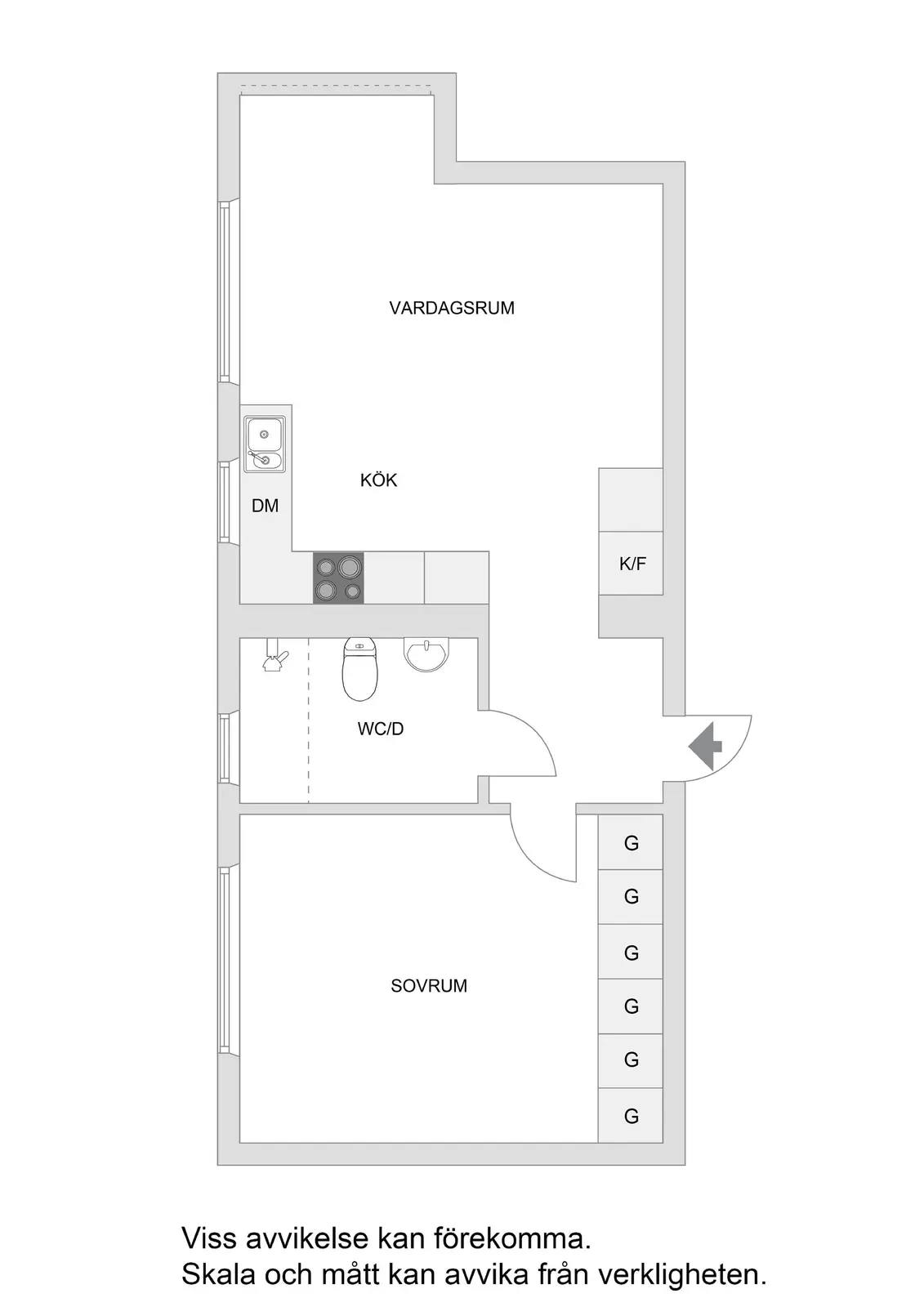 Floor plan for Runda Vägen 25