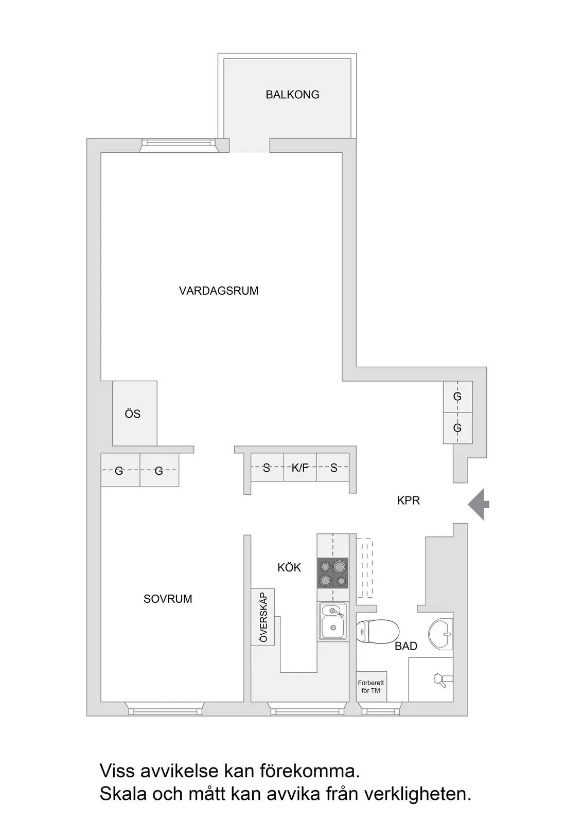 Floor plan for Strömkarlsvägen 82