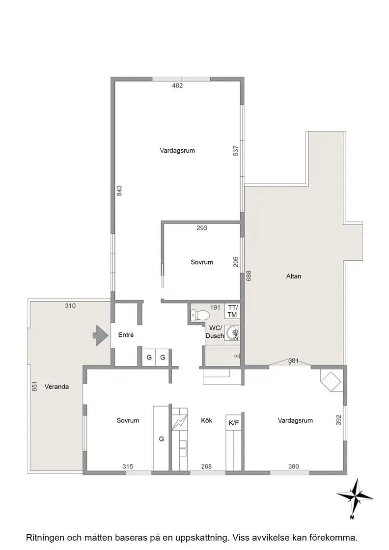 Floor plan for Glose 740