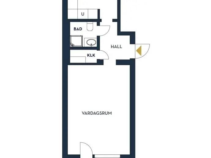 Floor plan for Ekgatan 7A