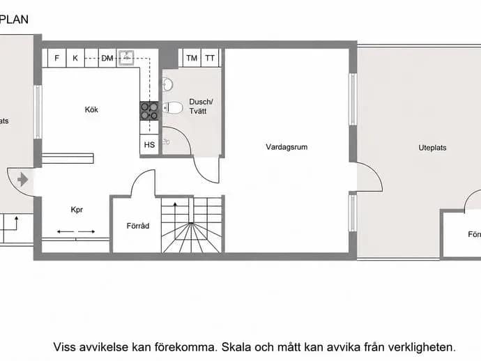 Floor plan for Stallgatan 18