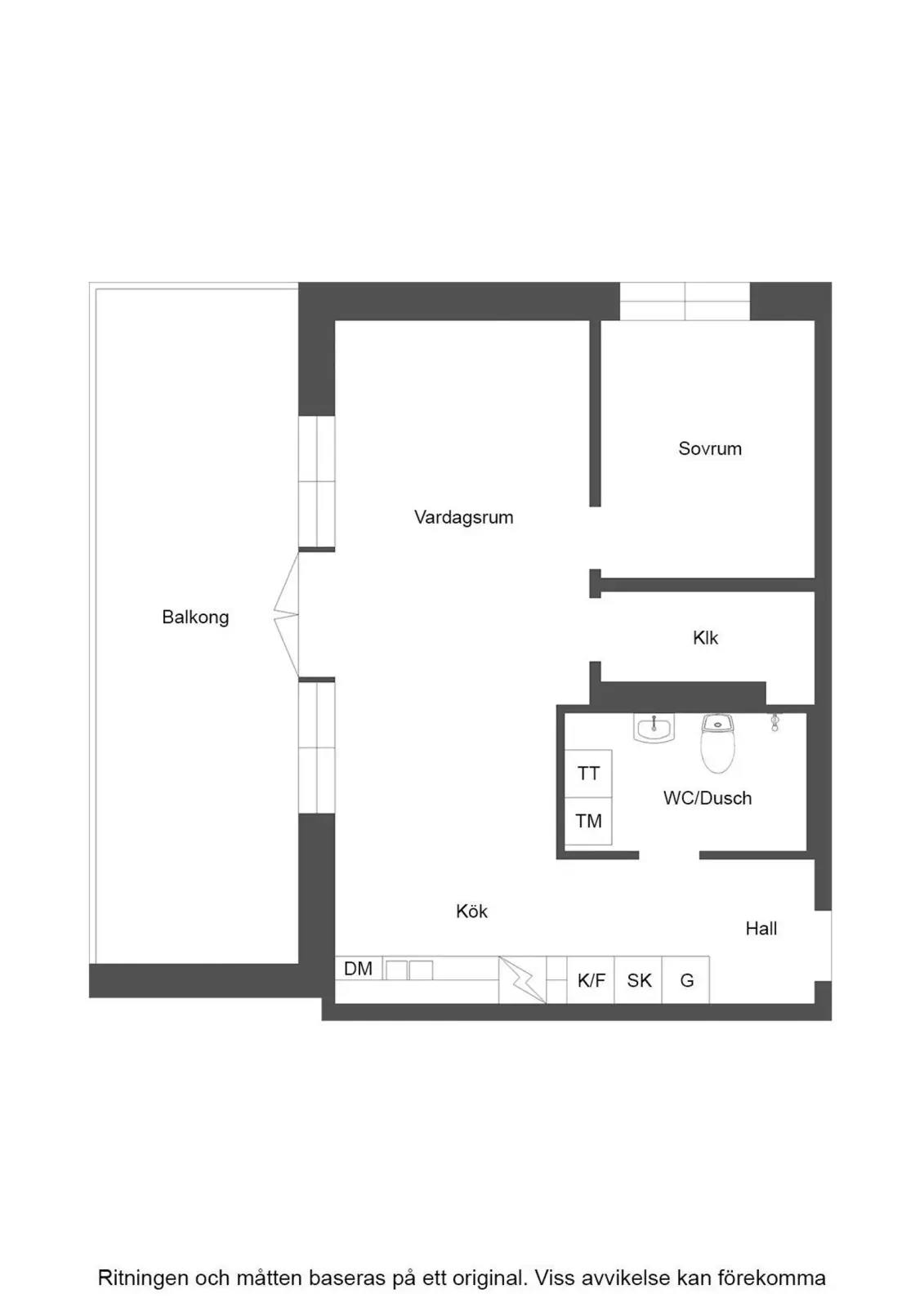Floor plan for Norrgärdesgatan 12