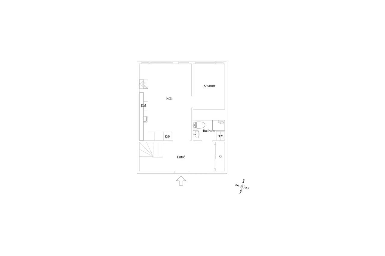 Floor plan for Sandgärdsgatan 27