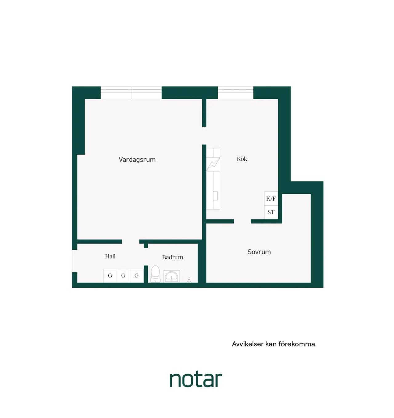 Floor plan for Ekensbergsvägen 21