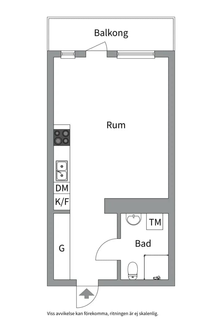 Floor plan for Årstaskogs Väg 9B, 14tr