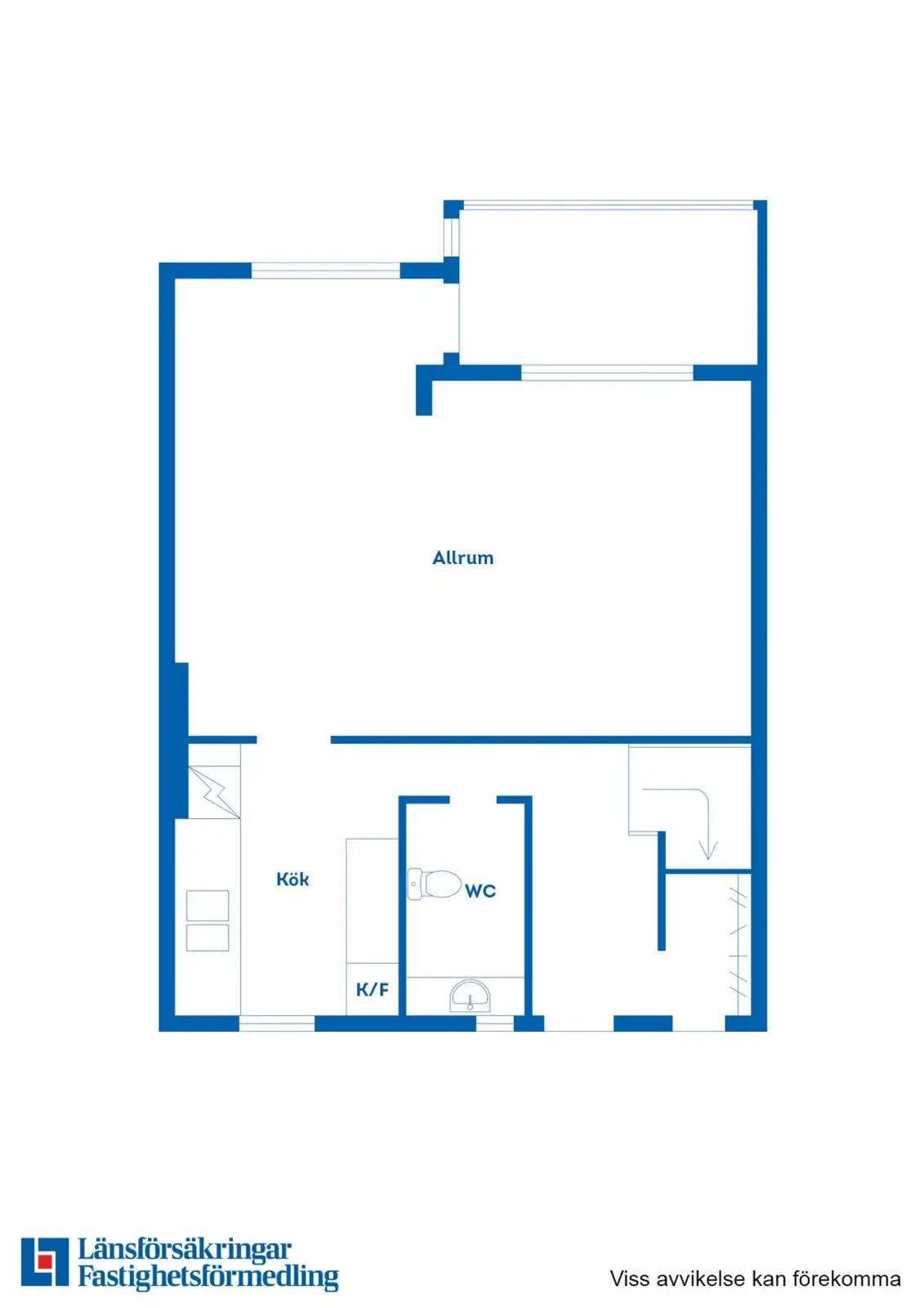 Floor plan for Kälbyholmsvägen 16D