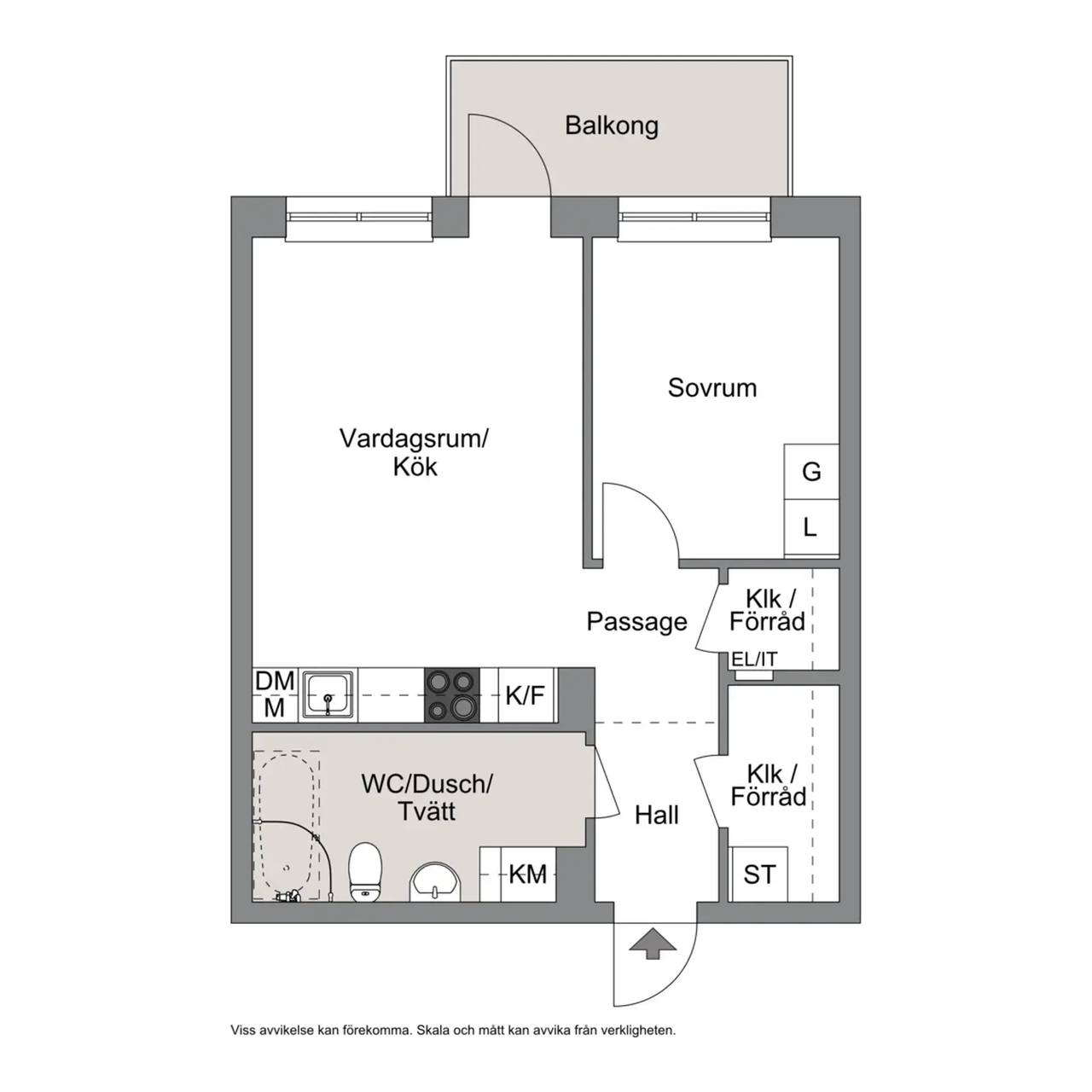 Floor plan for Arenanders Promenad 47