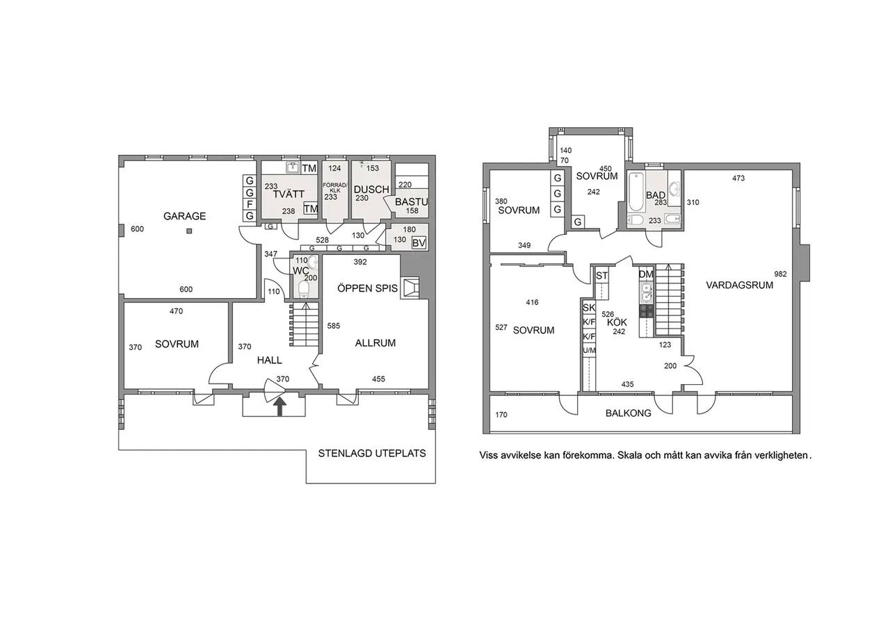 Floor plan for Skolvägen 31