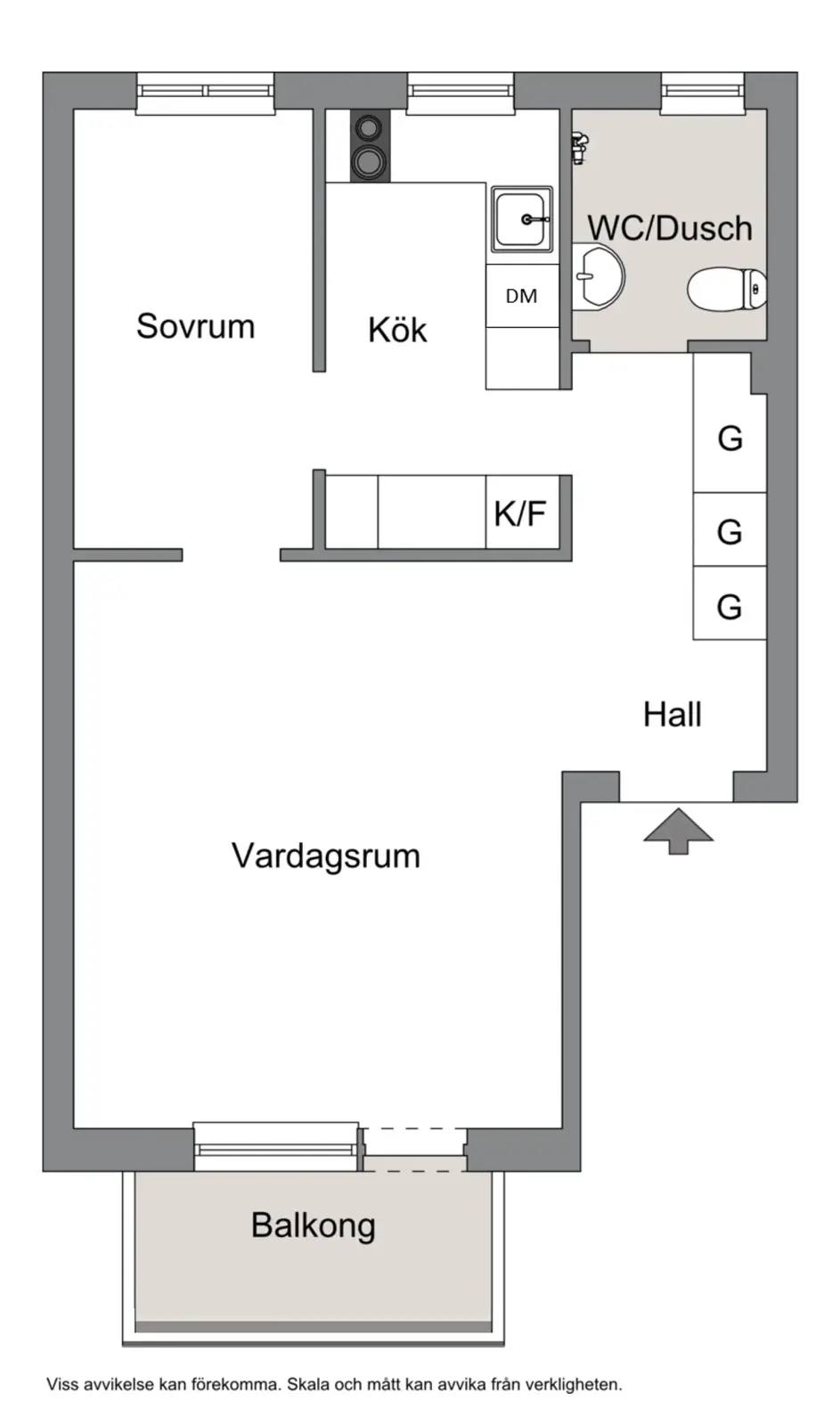Floor plan for Sparbanksvägen 45