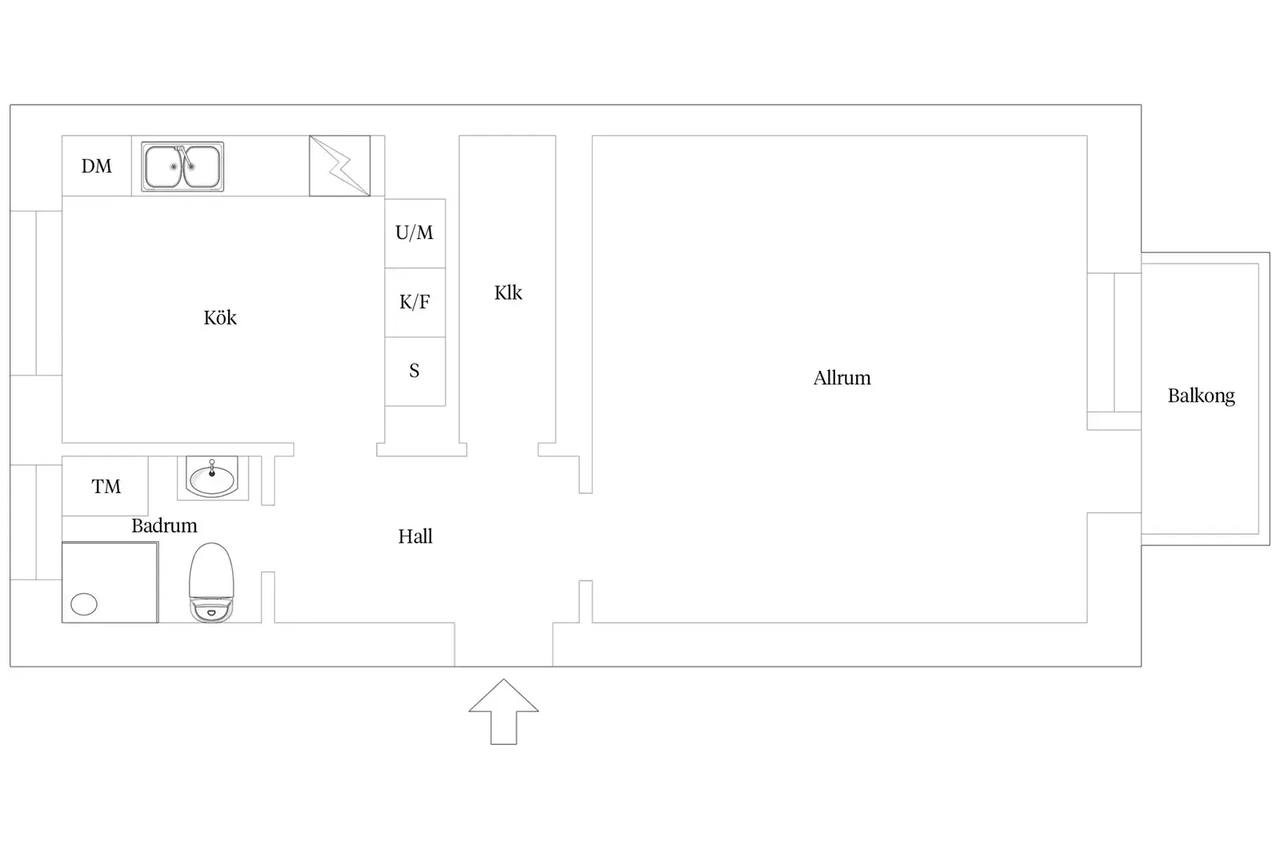 Floor plan for Ängemarken 7B
