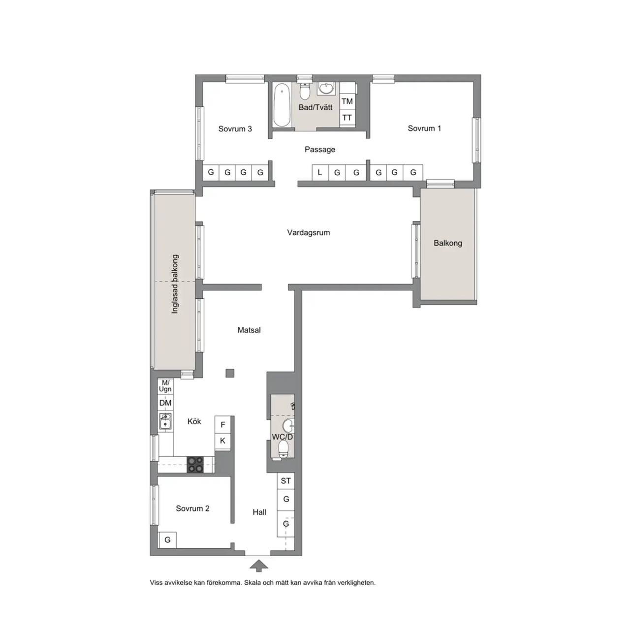 Floor plan for Dartanjangs gata 68
