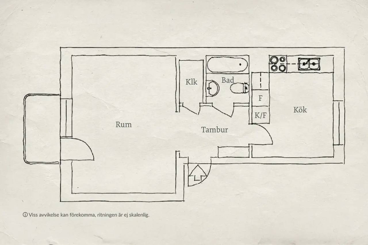 Floor plan for Ängemarken 11B