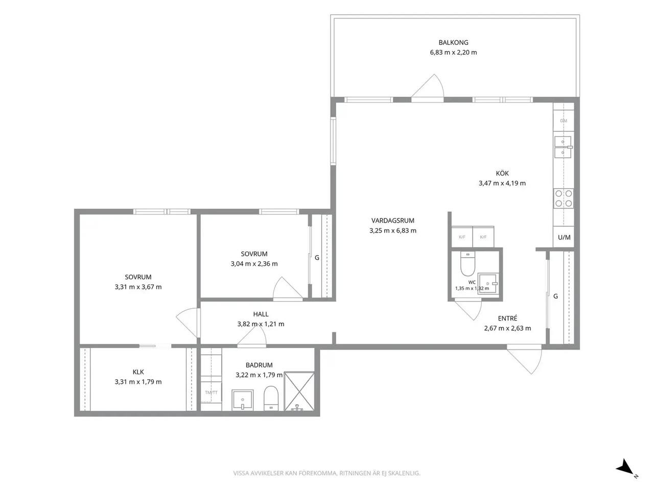 Floor plan for Margit Halls gata 33