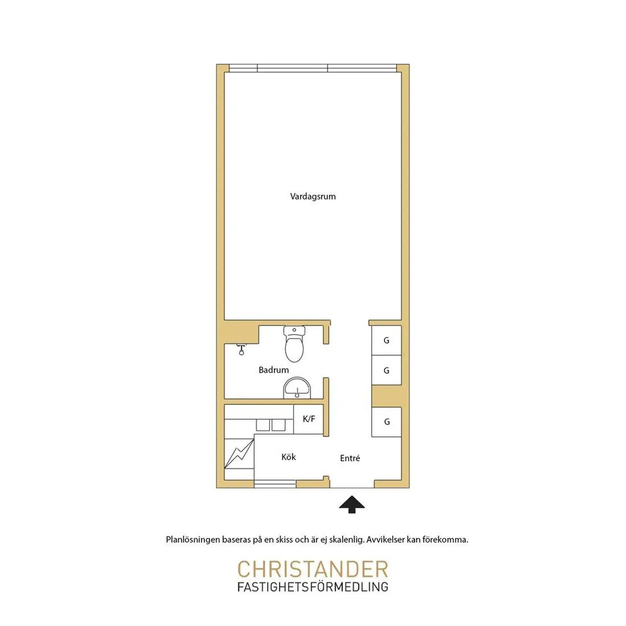Floor plan for Doktor Forselius gata 16