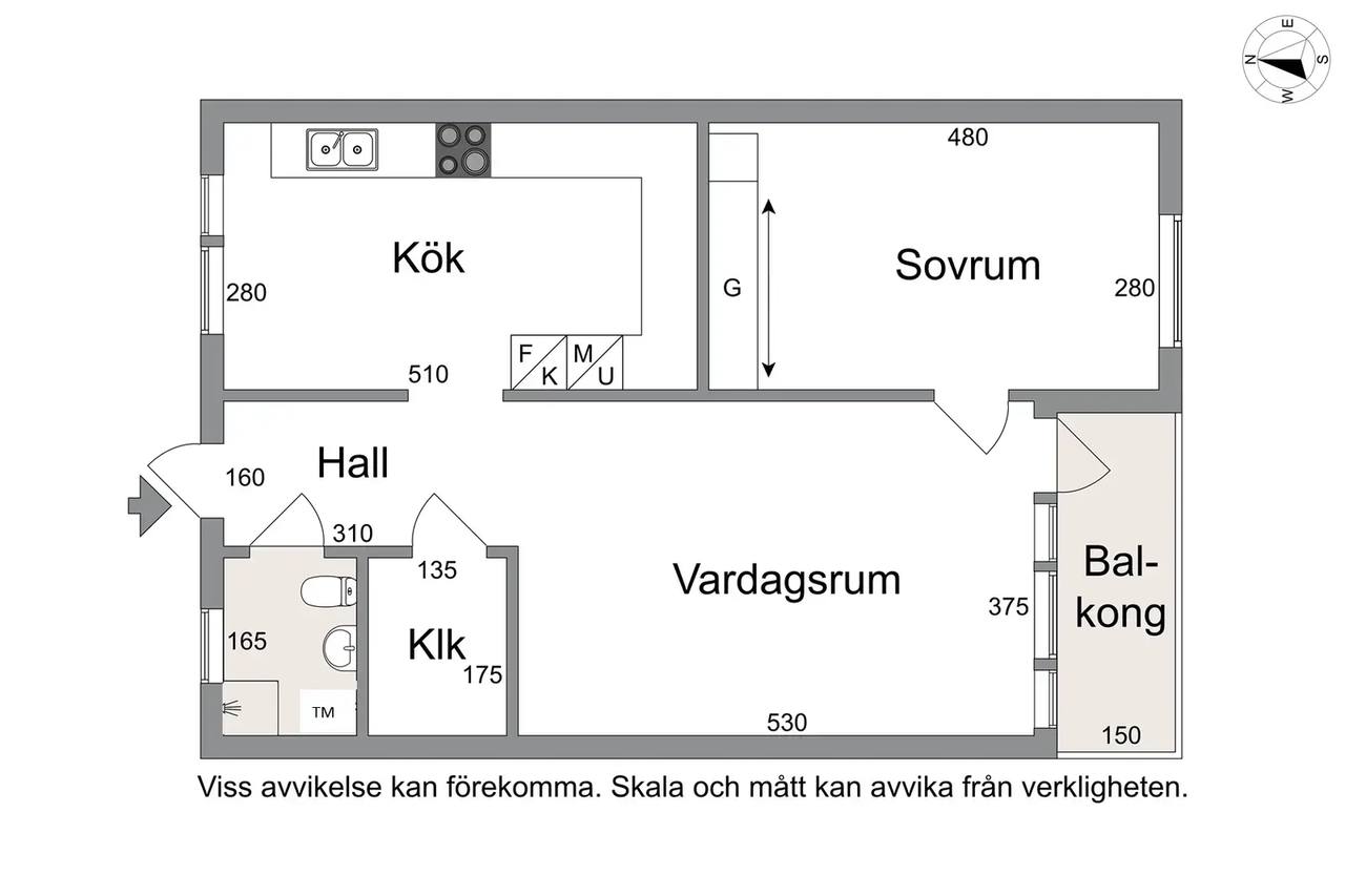 Floor plan for Stekastigen 4
