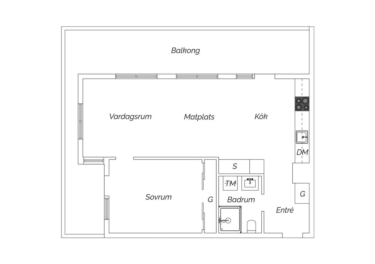 Floor plan for Skalldalsbacken 1