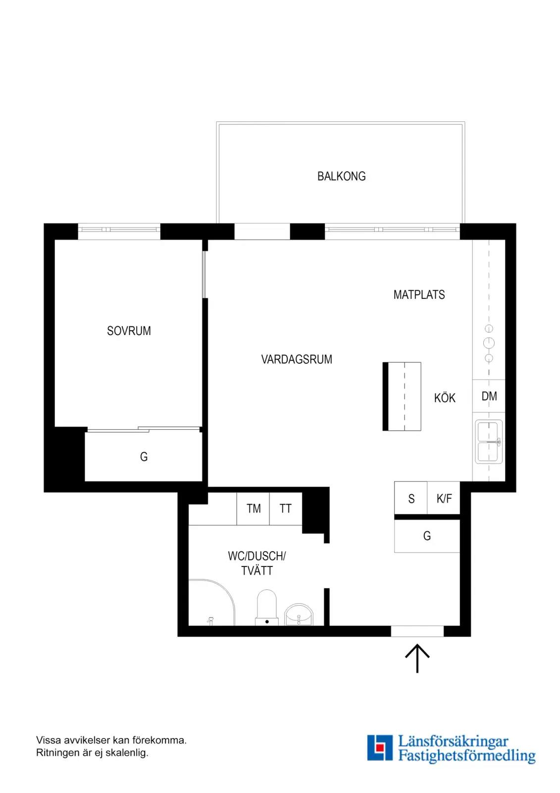 Floor plan for Dammtorps Allé 14