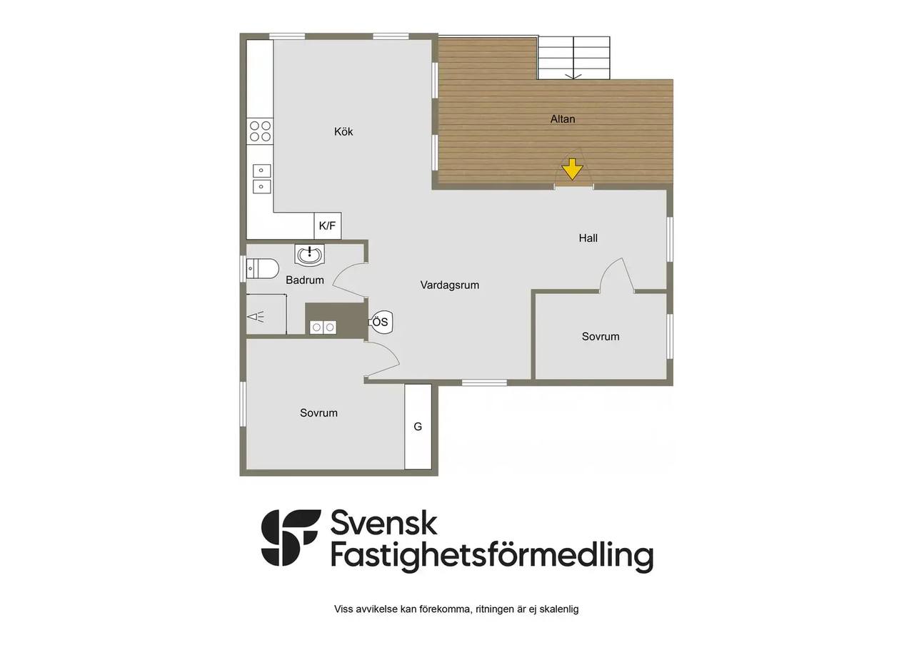 Floor plan for Rudtjärnsvägen 7