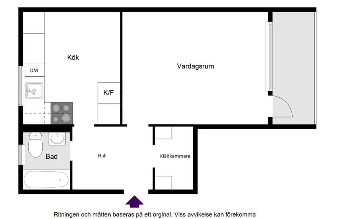 Floor plan for Mörsilsgatan 8
