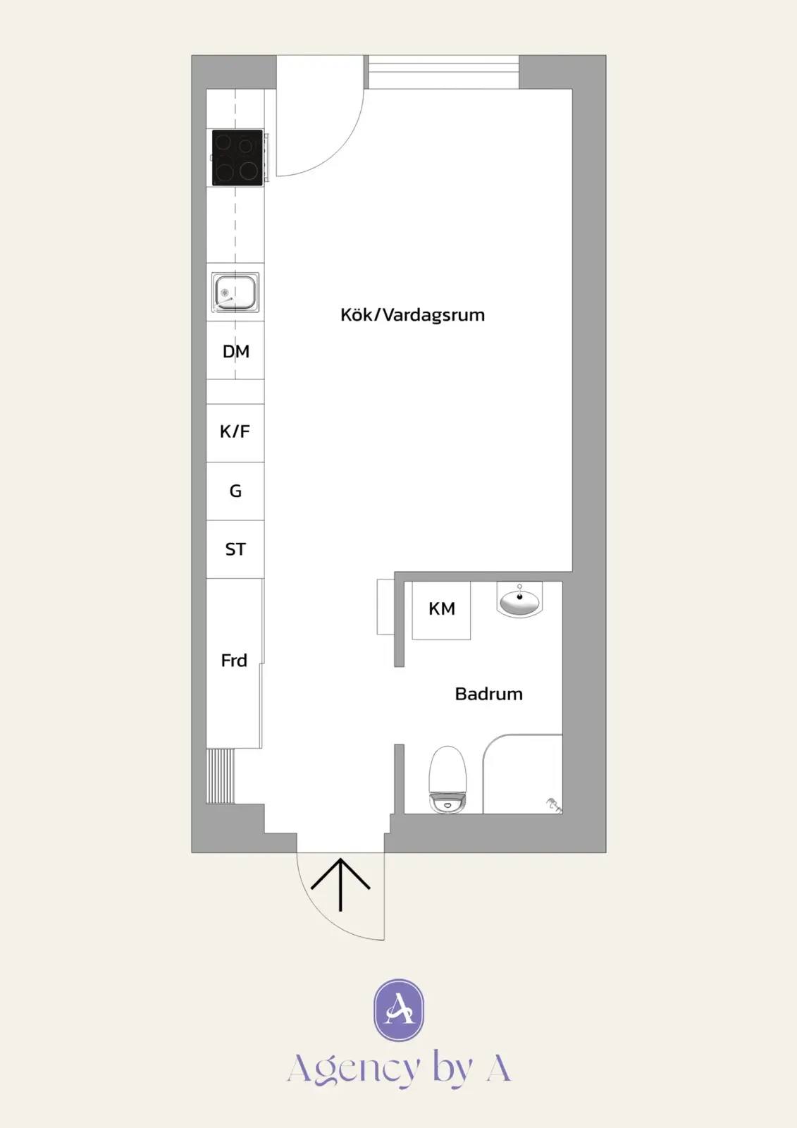 Floor plan for Famngatan 10