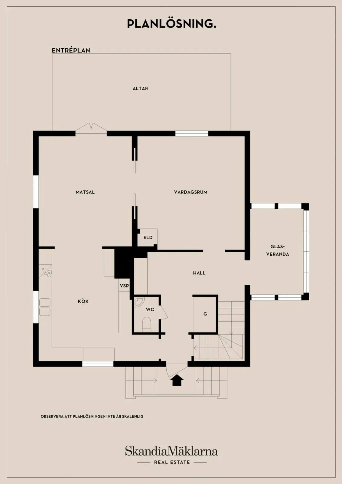 Floor plan for Stockholmsvägen 90