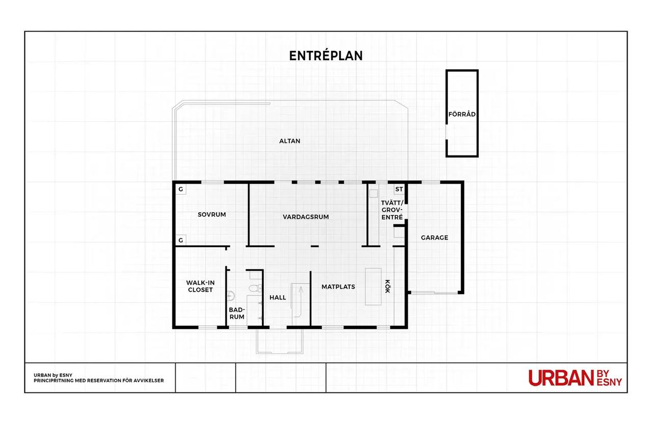 Floor plan for Korstorpsvägen 8