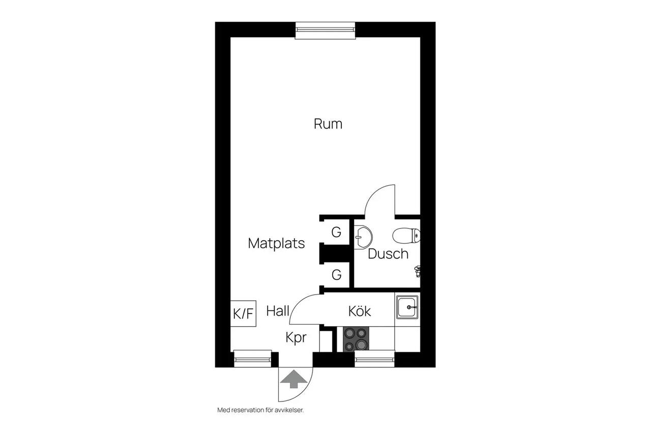 Floor plan for Tidaholmsvägen 32