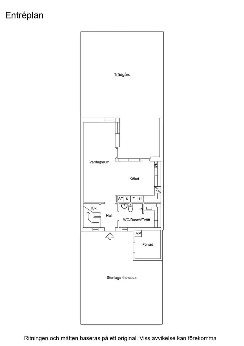 Floor plan for Nektarinvägen 8