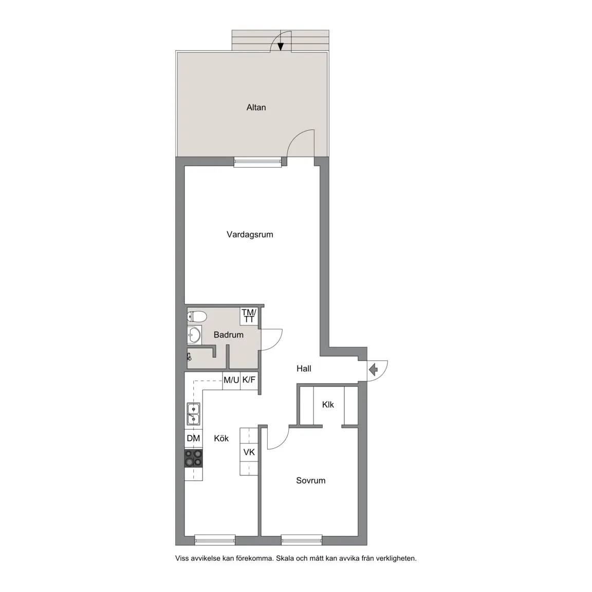 Floor plan for Ekilla Gårdsväg 40