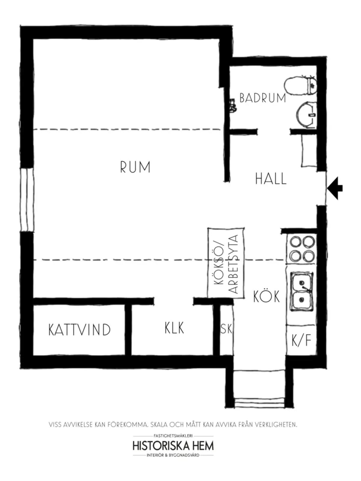 Floor plan for Flädervägen 6A