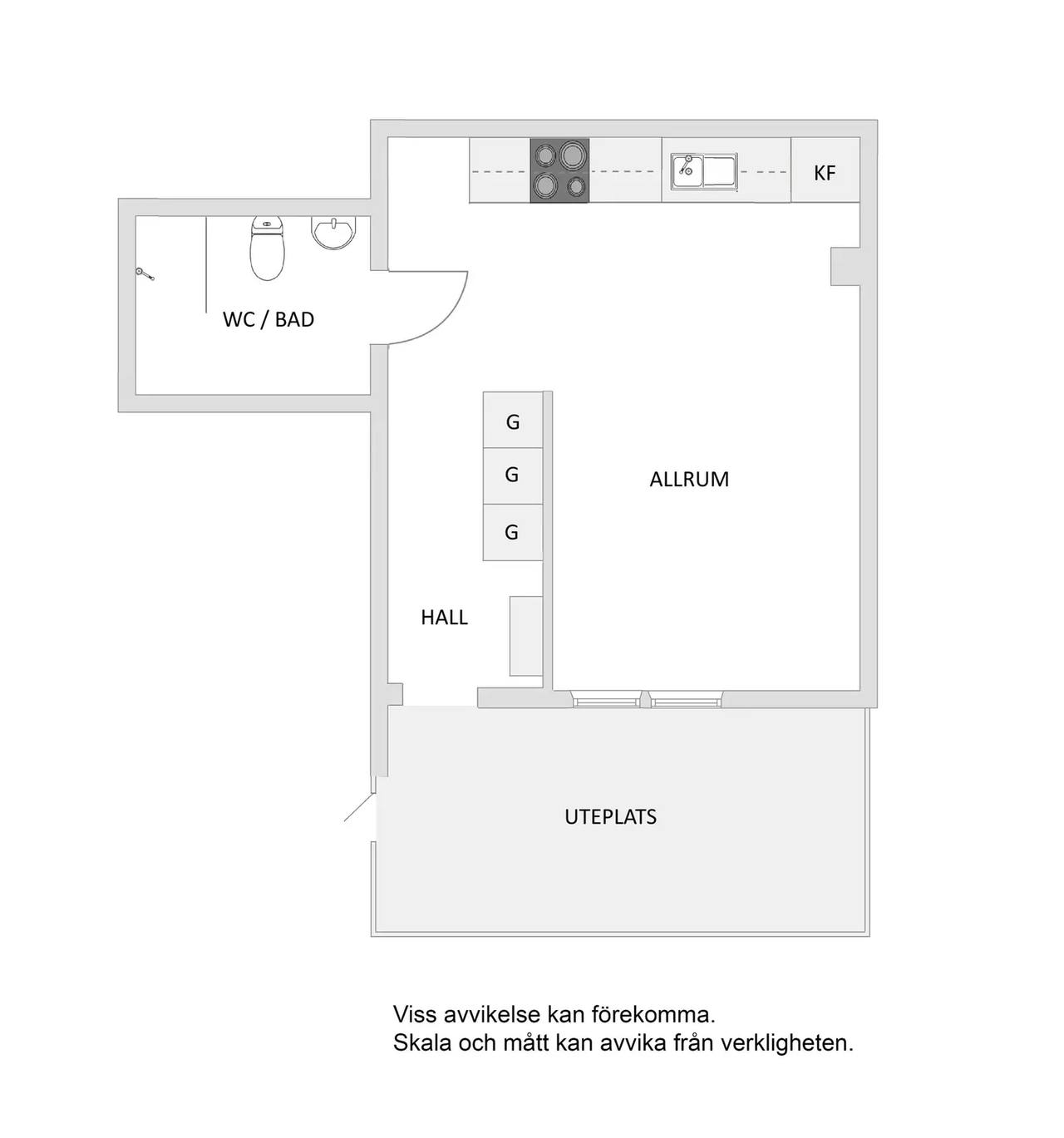Planritning för Horisontvägen 97A