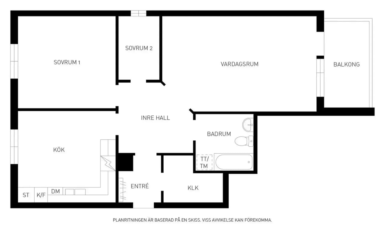 Floor plan for Söderberga Allé 8