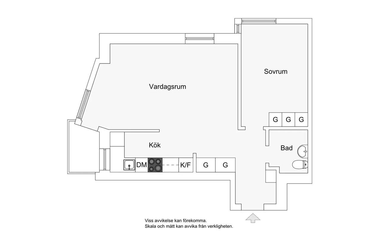 Floor plan for Pastellvägen 15