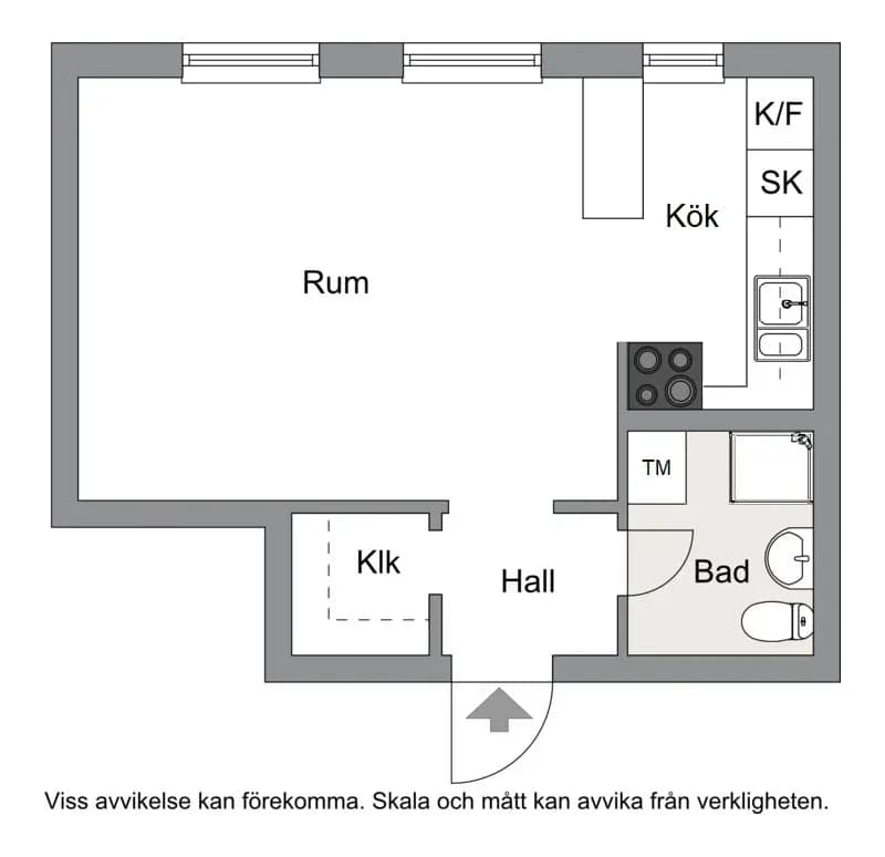 Planritning för Mörsilsgatan 8