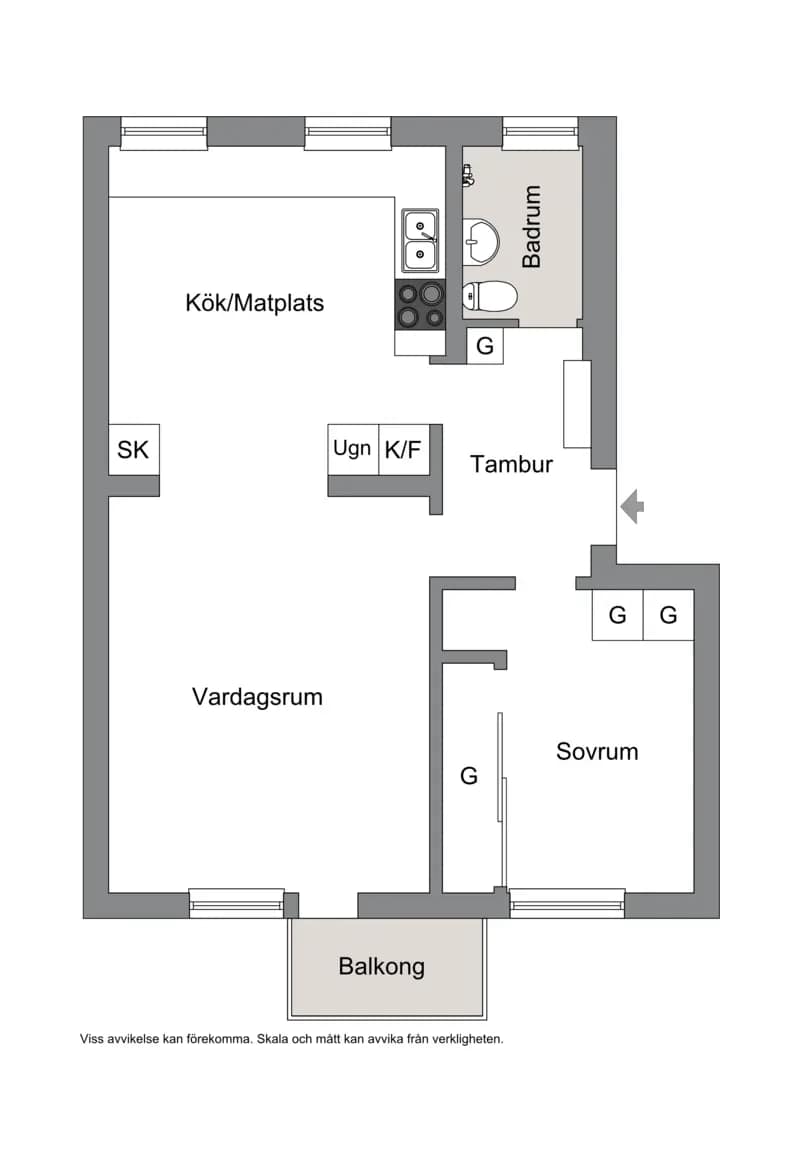 Planritning för DJÄKNEBERGSGATAN 15B