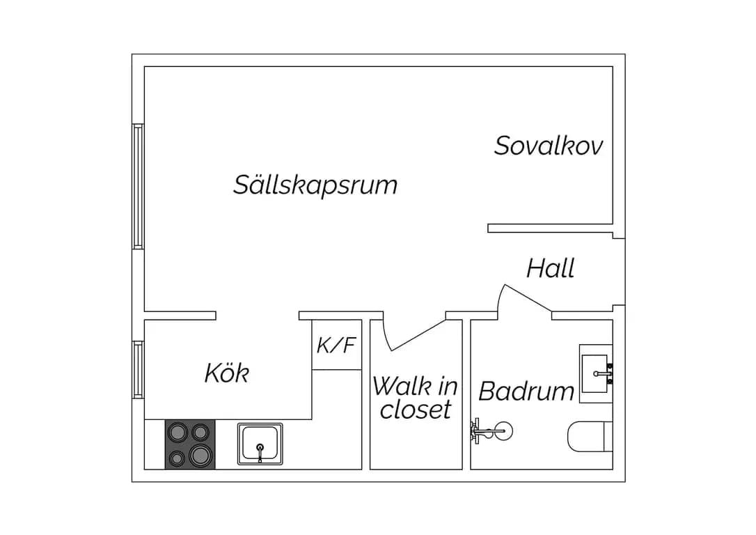 Floor plan for Bäckvägen 149