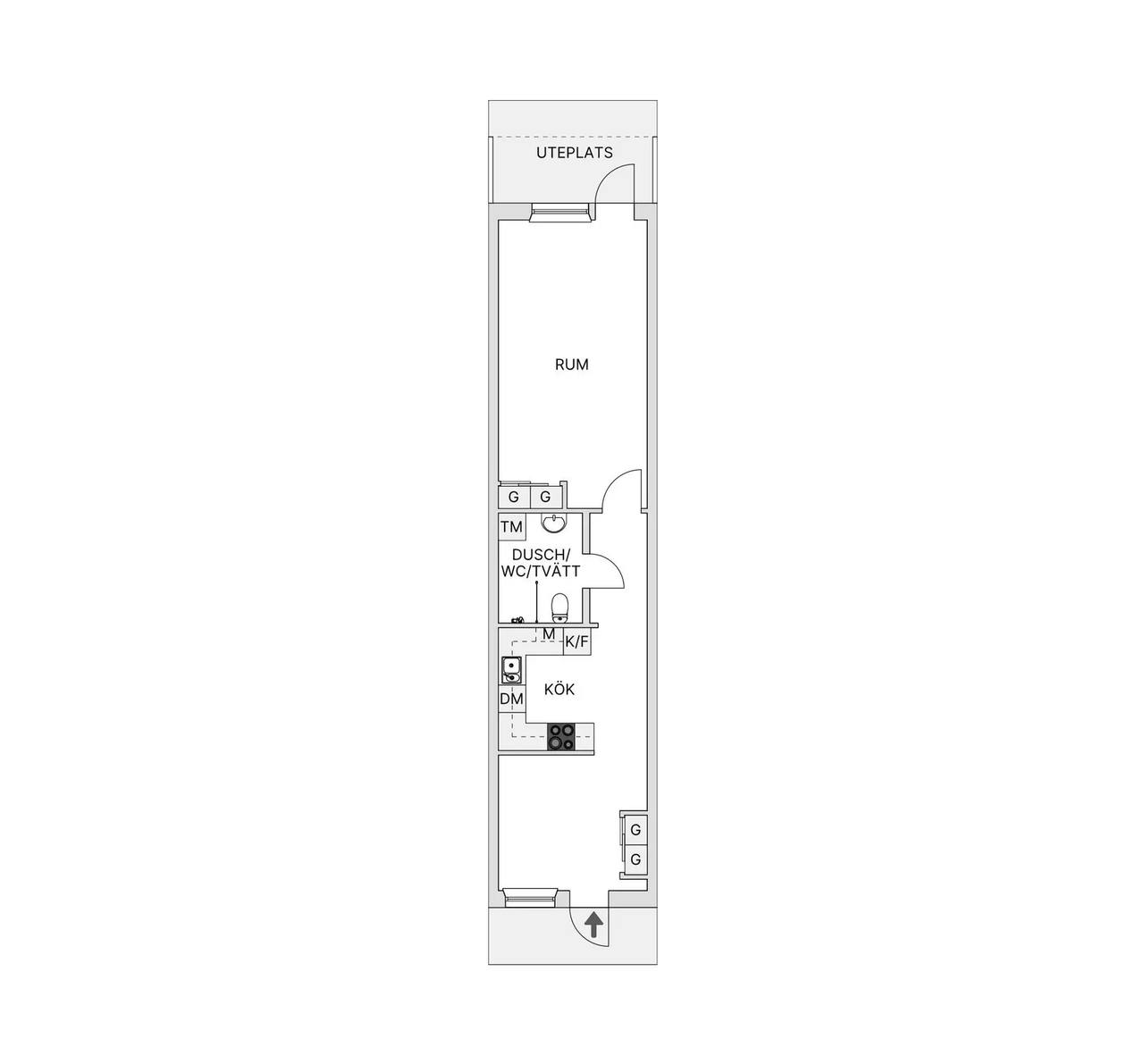 Floor plan for Värmdövägen 629