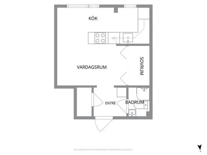 Floor plan for Uddeholmsgatan 32D