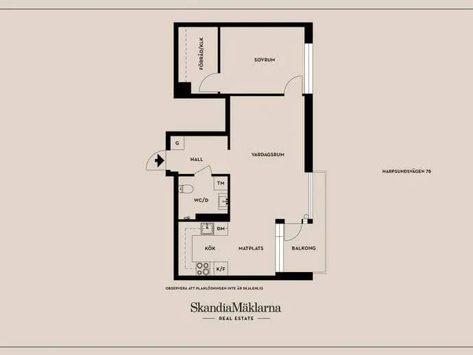 Floor plan for Harpsundsvägen 78