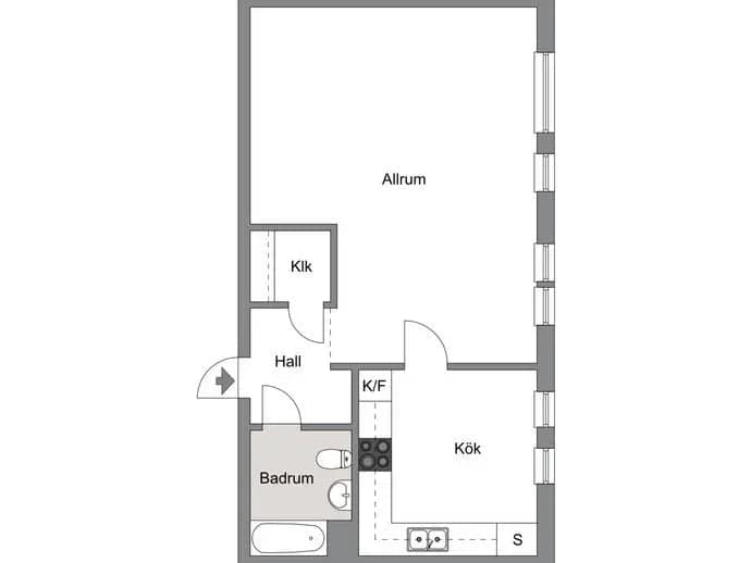 Floor plan for Svartviksslingan 77