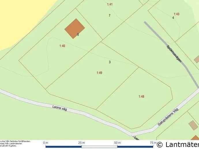 Floor plan for Spökhusvägen 3