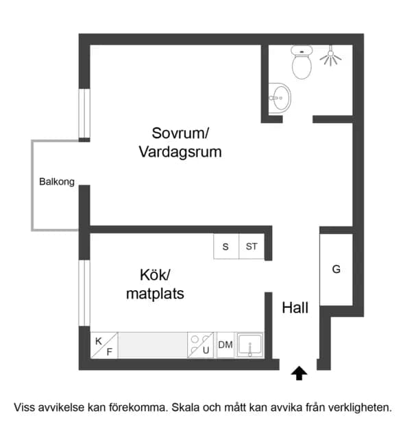 Planritning för Styrestagatan 2
